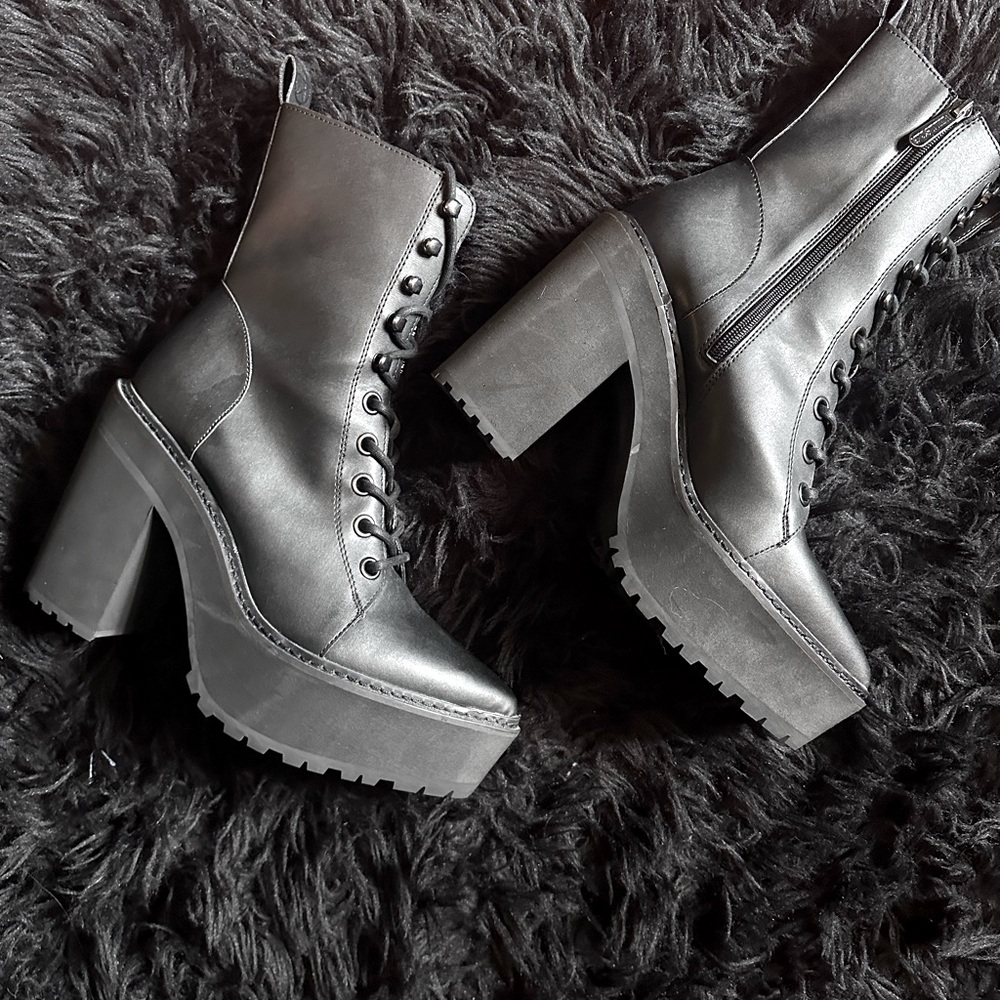 KILLSTAR POINTED WITCH PLATFORM BOOTS